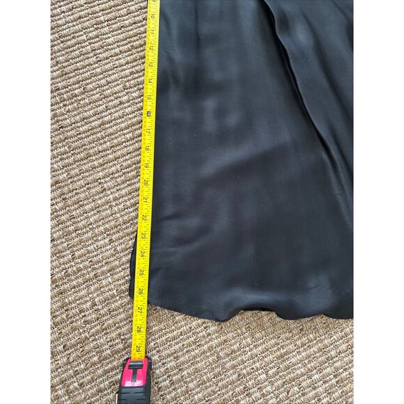 Y2K Dannenberg Castro 100% Silk Asymmetrical Wrap Skirt Sz 0, Vintage - Picture 8 of 8